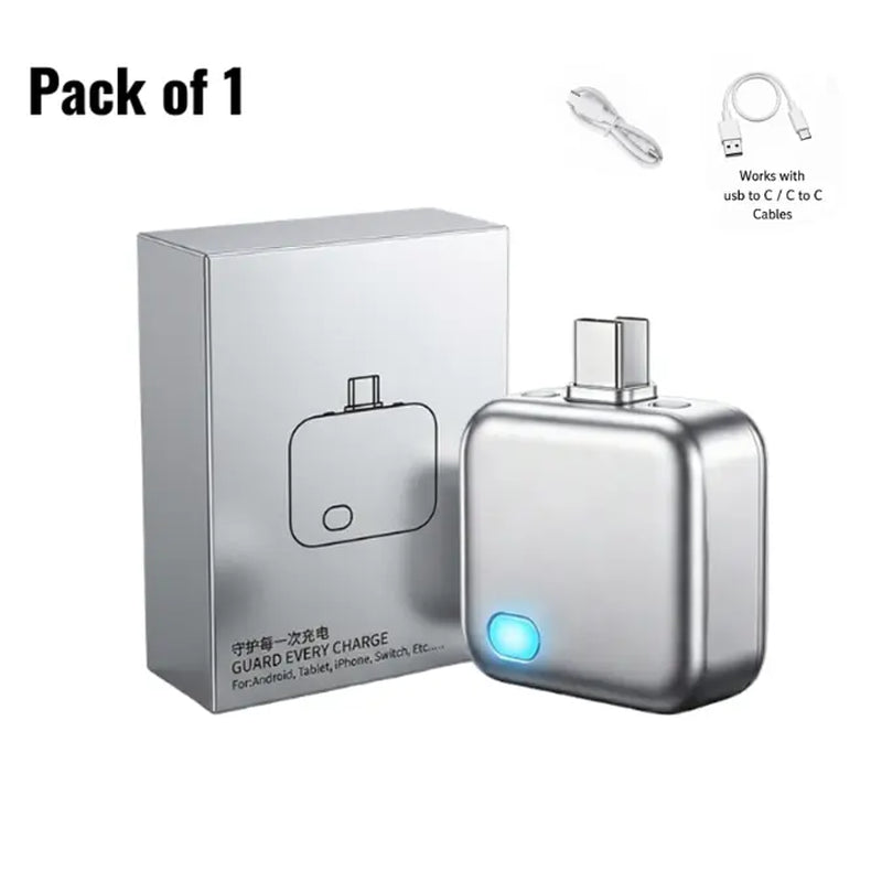 Revolutionary 140W Battery Guard with Smart Auto-Stop Charging - Perfect for Overnight Use and Universal Device Compatibility!