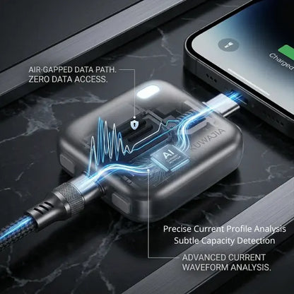 Revolutionary 140W Battery Guard with Smart Auto-Stop Charging - Perfect for Overnight Use and Universal Device Compatibility!